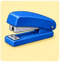 Stapler used to join sheets of paper