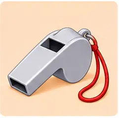 Teacher whistle for playground vocabulary for kids