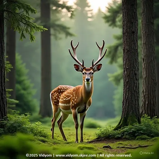Deer – wild animals for kids learning