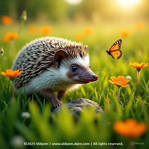 Hedgehog — picture; tap Play to hear the name