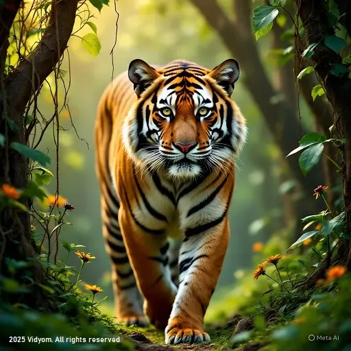 Tiger – wild animal for kids picture and name