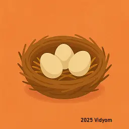 yes or no questions for kids lesson 10: Bird nest with eggs