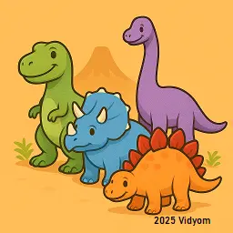 Cute dinosaur illustration