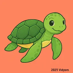 Turtle walking slowly