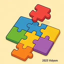 Colorful jigsaw puzzle pieces
