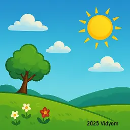 Bright sunny day with blue sky