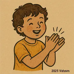 yes or no questions for kids lesson 6: Child clapping hands