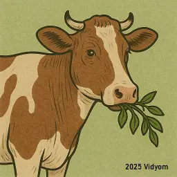 Cow in a field