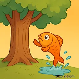 yes or no questions for kids lesson 7: fish cannot climb a tree