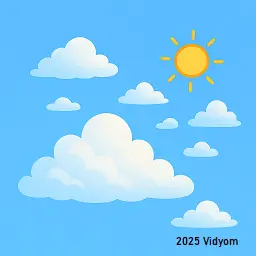 Blue daytime sky with clouds