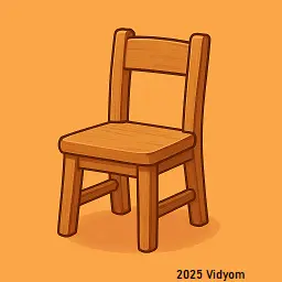 Chair standing still on floor