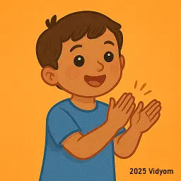 Child clapping hands