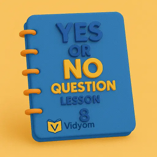 Yes or No Questions for Kids – Lesson 8 Banner