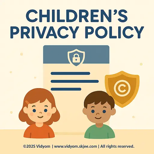 Vidyom children’s privacy policy