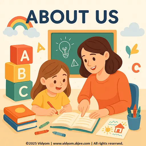 about us – Vidyom kids learning platform hero image
