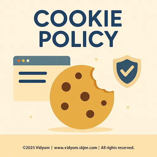 cookie policy – Vidyom kids learning website hero image