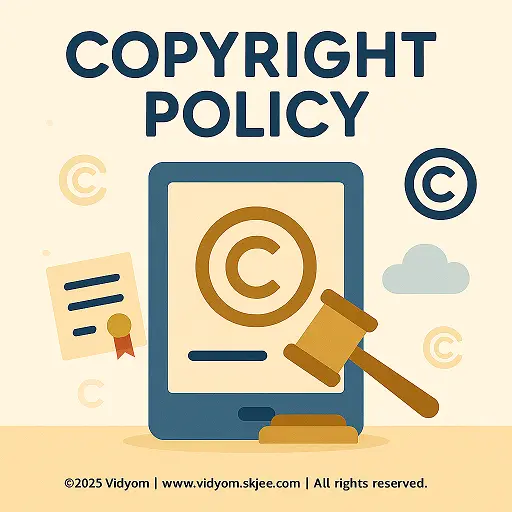 Vidyom copyright policy hero image for kids learning website